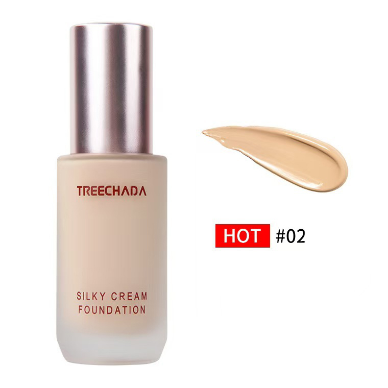 Kem Nền Treechada Silky Cream Che Khuyết Điểm Tự Nhiên Trong Suốt Dưỡng Ẩm Làm Sáng Màu Da Thái Lan 30ml