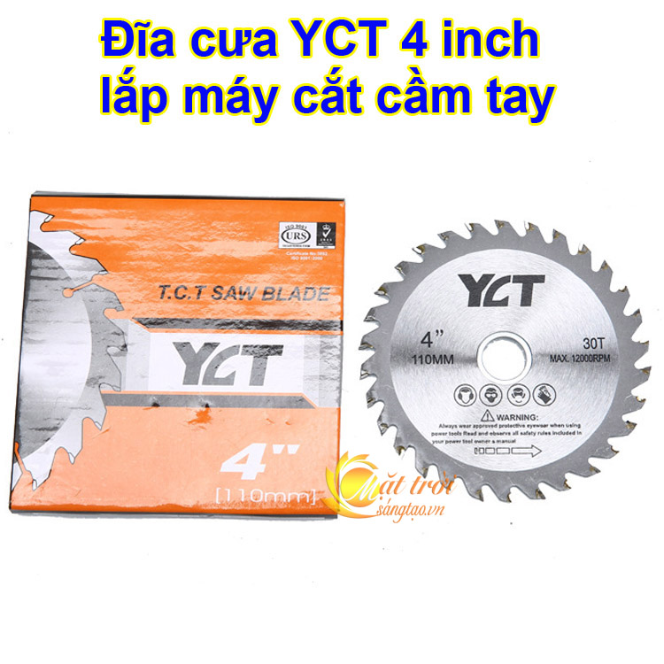 Đĩa cưa YCT 4 inch lắp máy cắt cầm tay