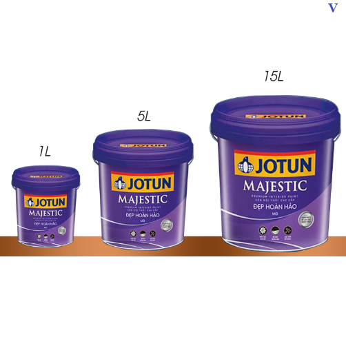 Sơn Nội Thất JOTUN Majestic Đẹp Hoàn Hảo Mờ (Mới) (5L)