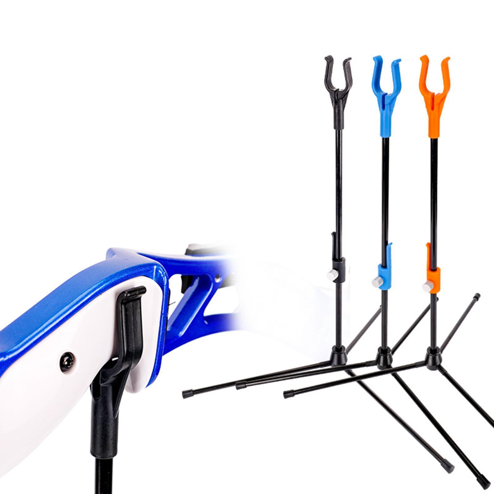 Recurve  Holder Bow Tripod 18.9" Height Folding 3 Legs Detachable Supply Bow Rack for Takedown Bow Compound Recurve Bow