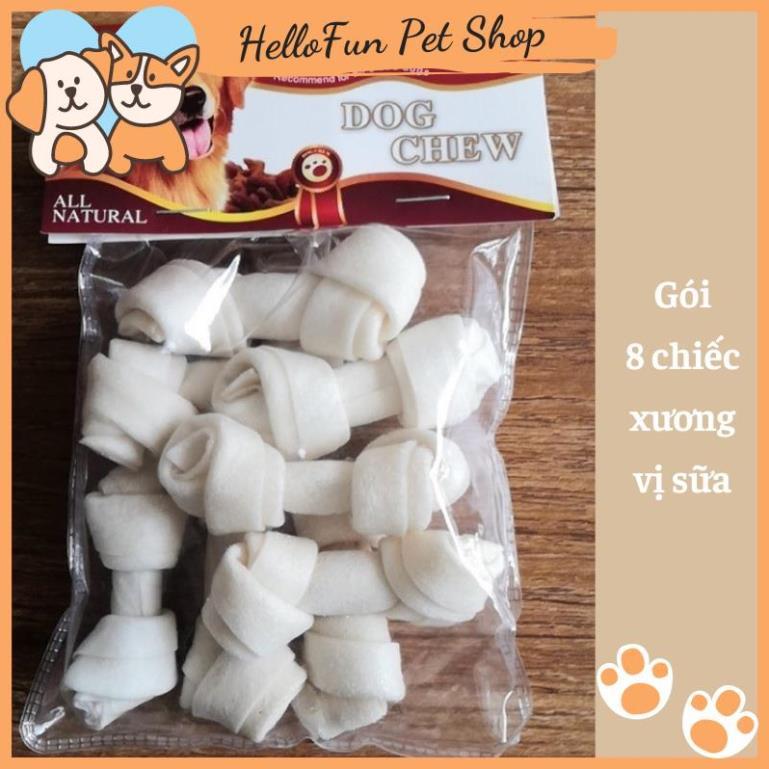 Xương da bò xoắn hai đầu thơm ngon cho thú cưng