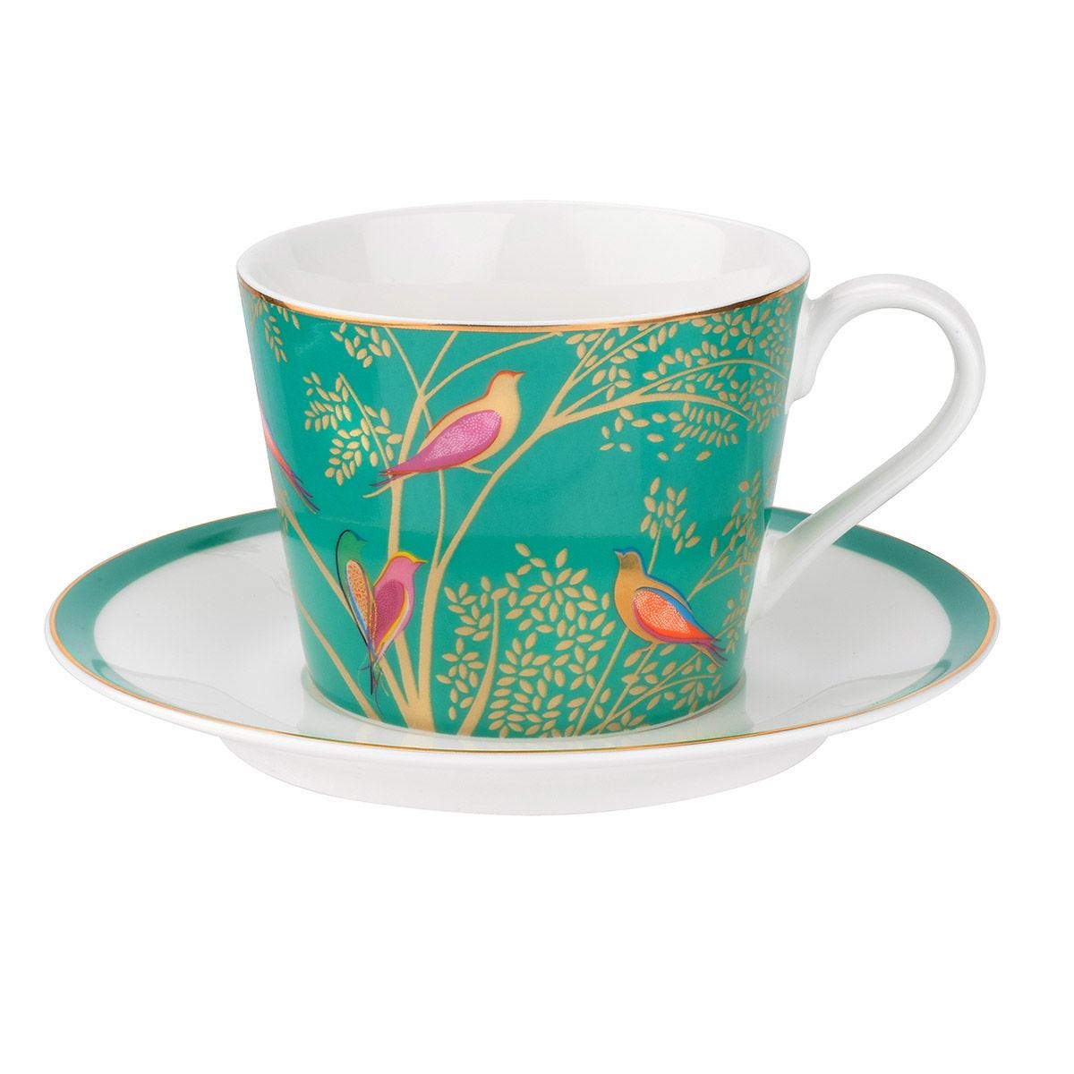 Portmeirion Sara Miller Chelsea set chén đĩa lót màu xanh Nhập khẩu Anh Quốc