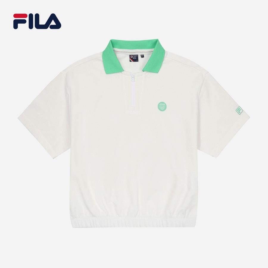 Áo thun tay ngắn thời trang nữ Fila Lady Tennis Cotton Pique Collar - FS2TSF2364F-OWH