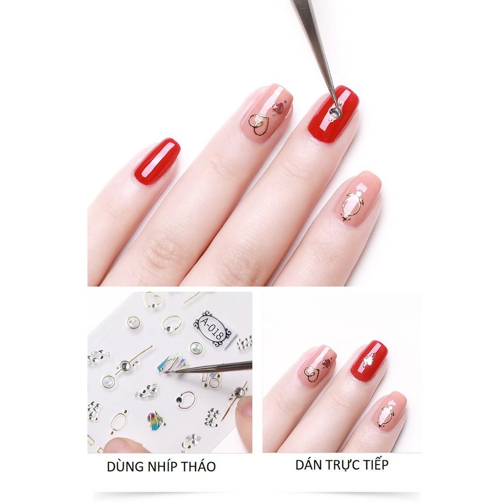 Sticker nails - hình dán móng 3D chim bướm