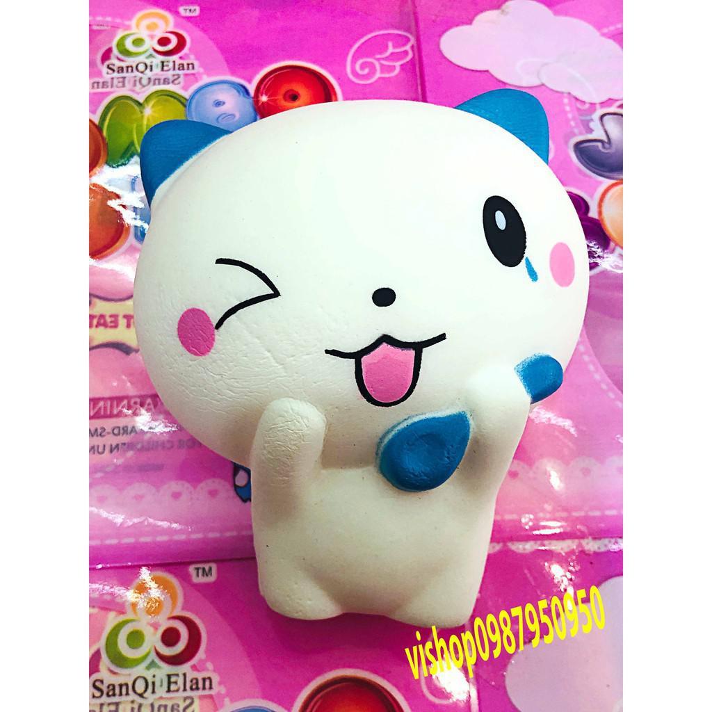 SQUISHY MÈO CẦM THÌA nháy mắt