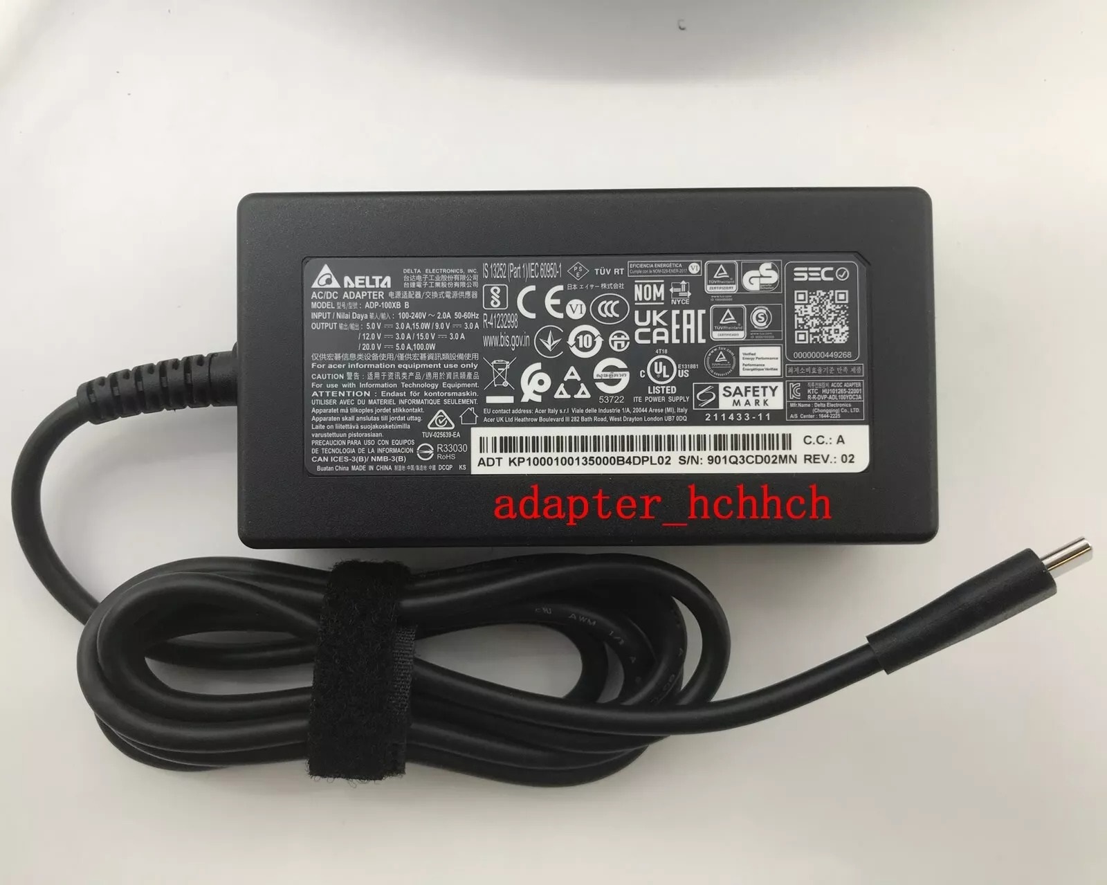 Sạc dành cho Laptop Acer Swift X SFX14-72G SFX14-41G SFX14-41G-R1S6 SFX16-51G  hàng nhập khẩu