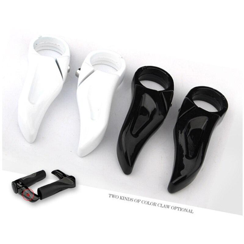 Cycling Mountain Bicycle Bike Grips Black White Handlebar Grips Handle Bar Grip End LOCK-ON Ergonomic Bicycle Accessories