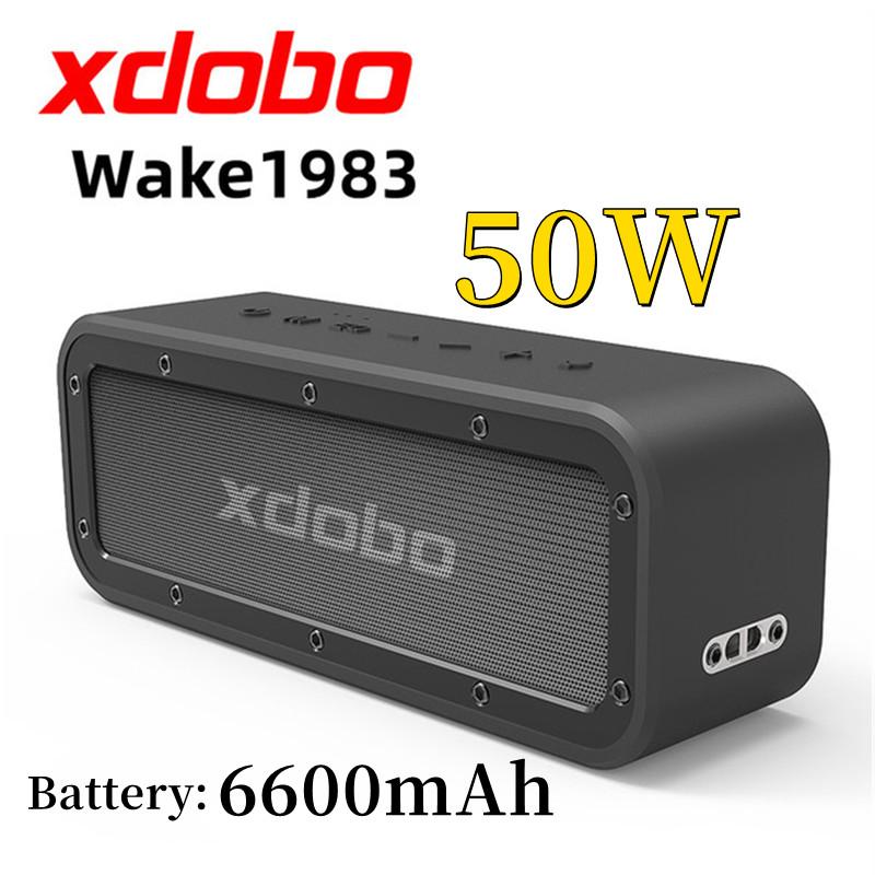 XDOBO WAKE 1983 50W STEREO BLUETOOT OUTEROOT STEREO High Subwofer Subwofer Subwofer không thấm loa siêu thấm nước 3D loa loa Color: Wake1983 pink