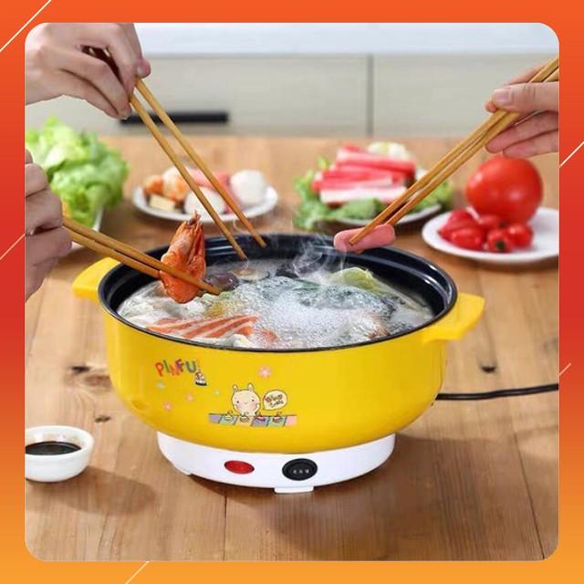 Nồi lẩu điện đa năng - chiên, xào, nấu ân, nấu mì ...size 24cm