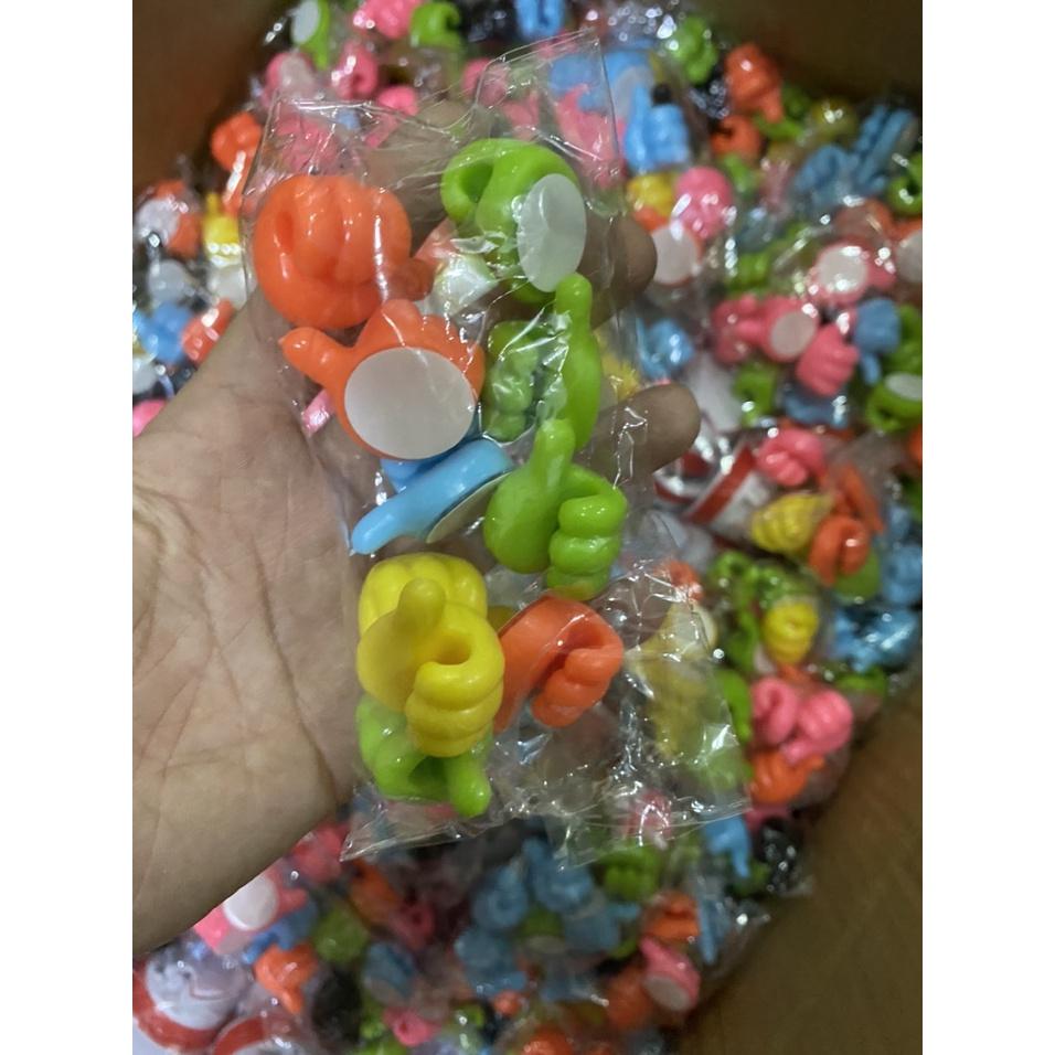 COMBO 10 CÁI Móc Treo Tường Giá Đỡ Dây Cáp Sáng Tạo Cho Phòng Tắm/ Ô tô/ Văn Phòng Có Keo Dán Mặt Sau Hình Bàn Tay Nhỏ