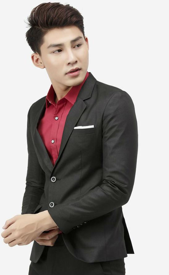 Áo Vest Nam 2 Nút Cài Titishop AVN112 - Đen (Size