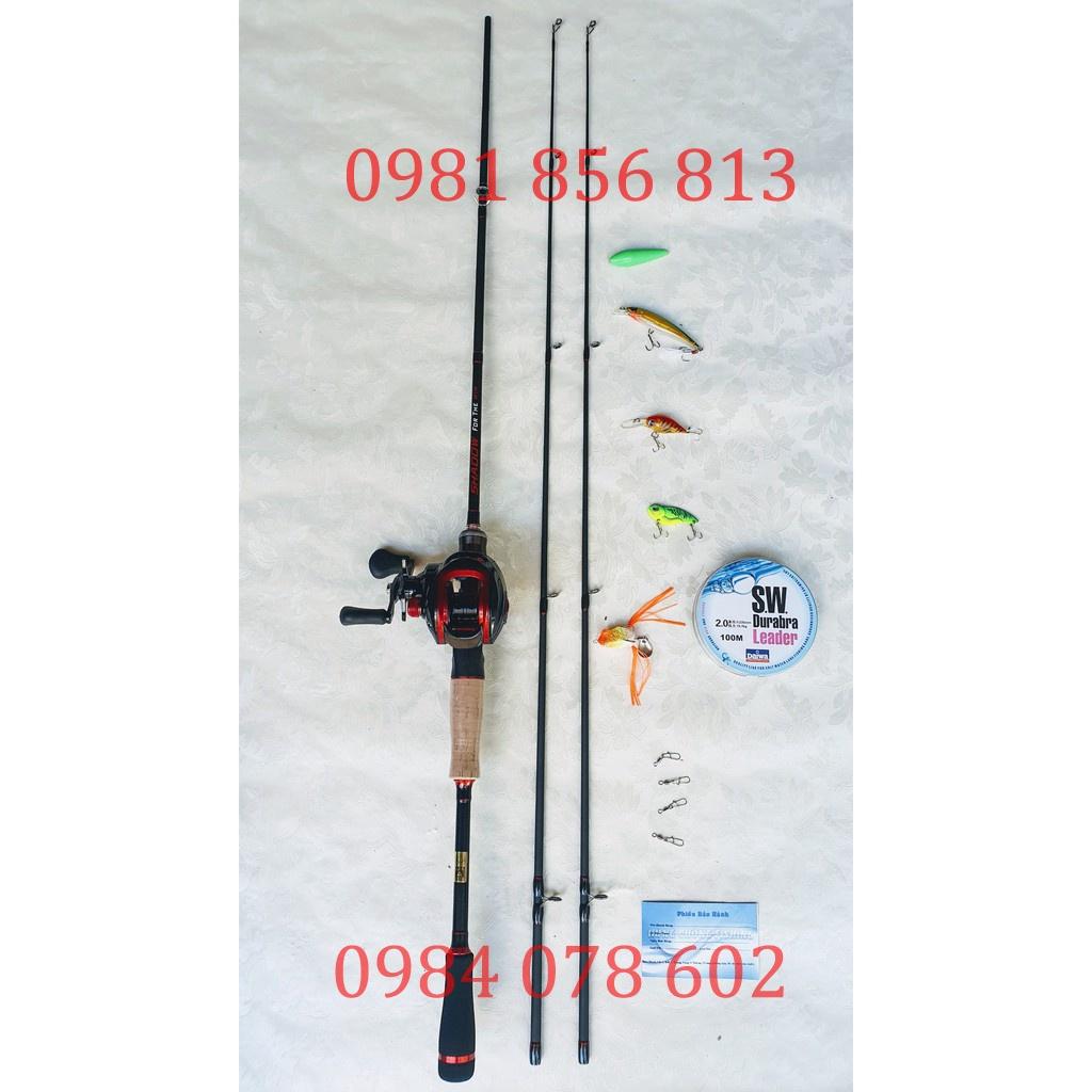 Bộ Cần Câu Lure Máy Ngang Lure Shadow For The Win Siêu Bền Bộ Cần Câu Cá Lóc | uy tín chất lượng