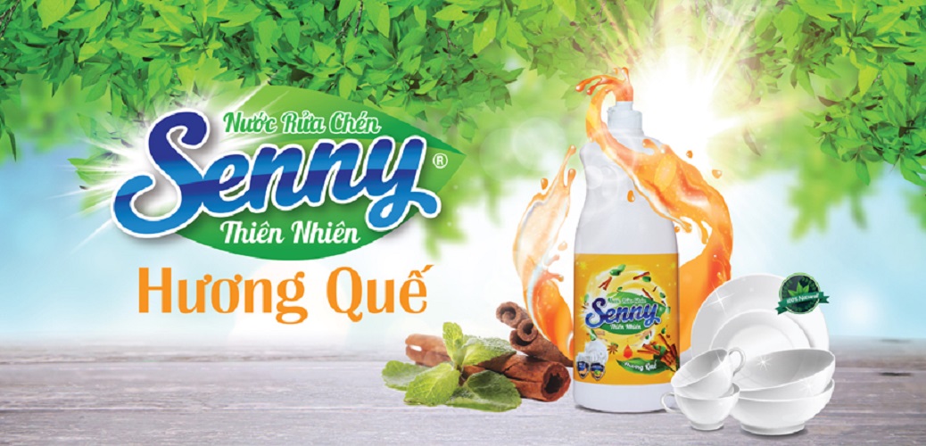 Nước rửa bát Senny hương quế 750 gr