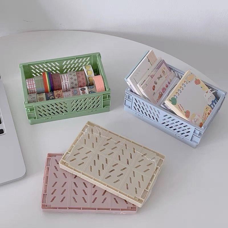 Giỏ đựng mỹ phẩm để bàn Mini đa năng tiện dụng