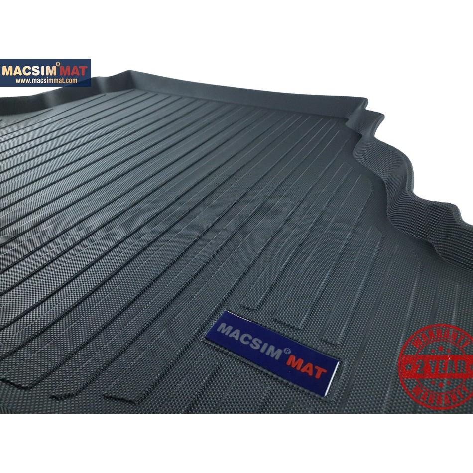 Thảm lót cốp xe ô tô Toyota Camry 2011-2017 nhãn hiệu Macsim chất liệu TPV cao cấp màu đen