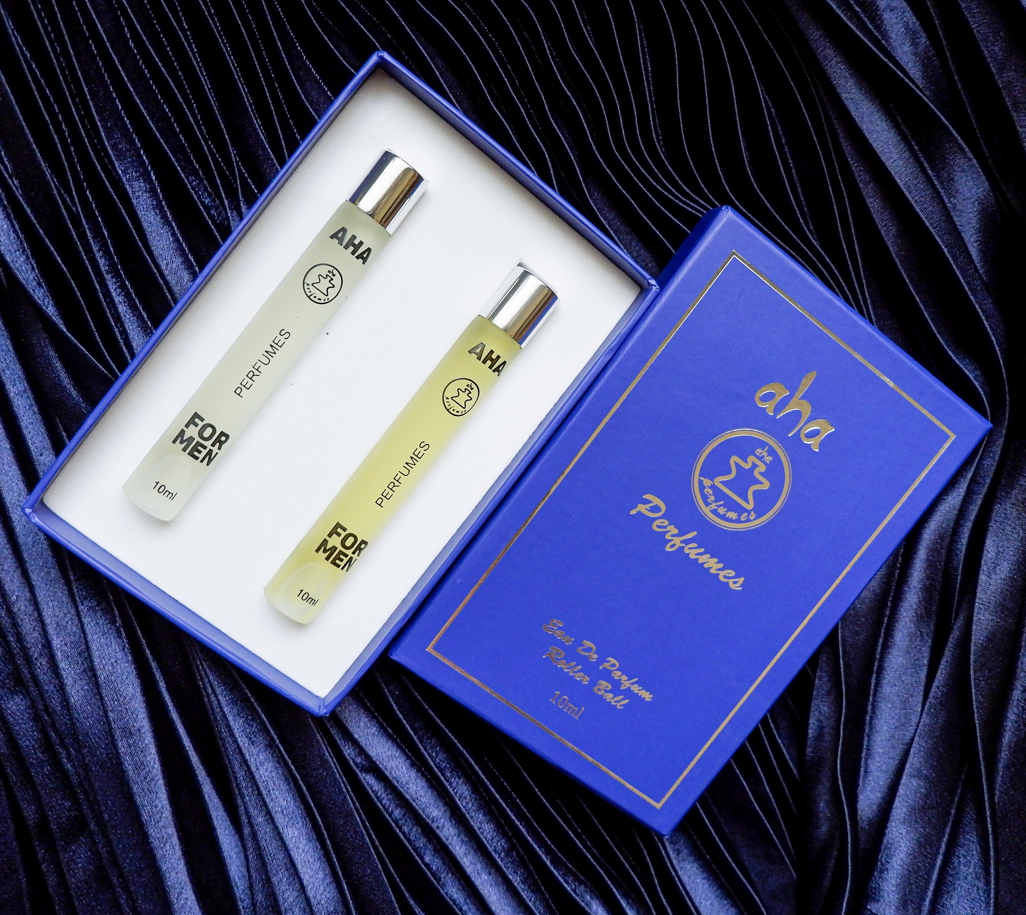 Set 02 nước hoa nam AHA998 &amp; AHA999 (Allure Sport và Bleu) AHAPERFUMES 10ML