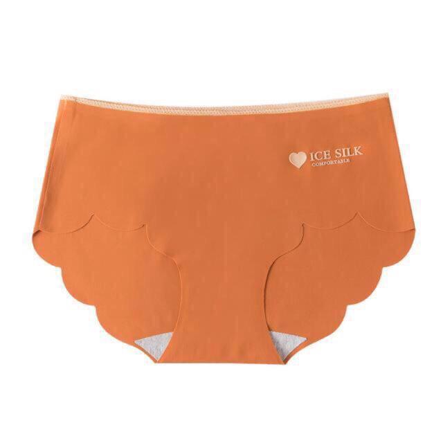 Quần Lót Nữ Su Lụa Viền Sóng Chống Tụt Ice Silk không đường may