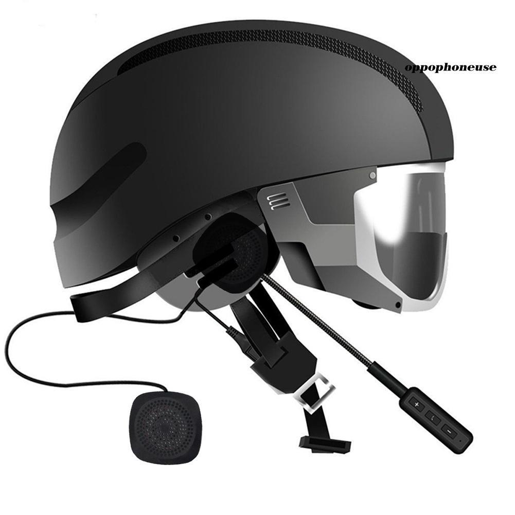 Tai Nghe Bluetooth Không Dây Gắn Mũ Bảo Hiểm Cho Xe Mô Tô