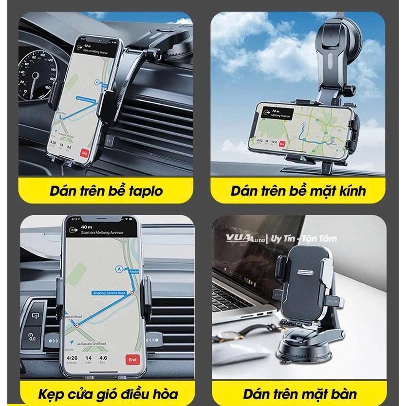 Giá Đỡ Điện Thoại Ô Tô A29, Kẹp Điện Thoại Mẫu Mới Hình Thác Nước Không Chắn Tầm Nhìn Khi Đi Xe