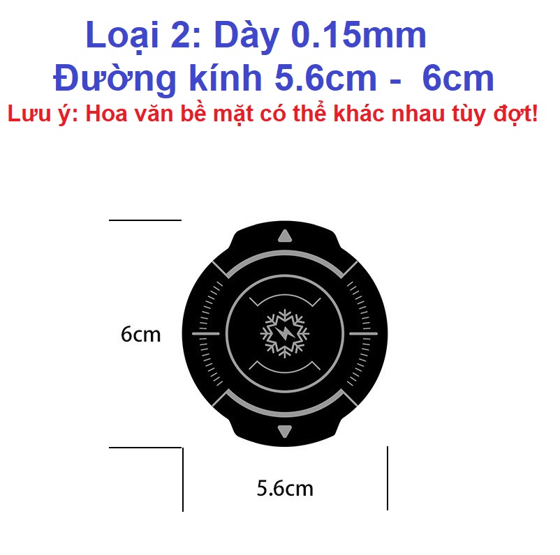 Miếng kim loại dán lưng điện thoại để dùng với sò lạnh nam châm hay giá đỡ nam châm