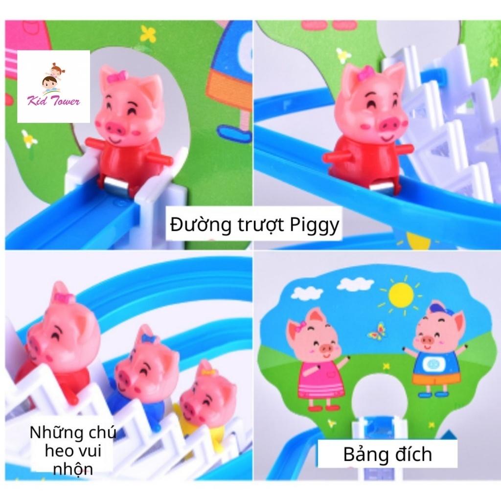 Heo peppa leo cầu thang đồ chơi gia đình cực vui nhộn