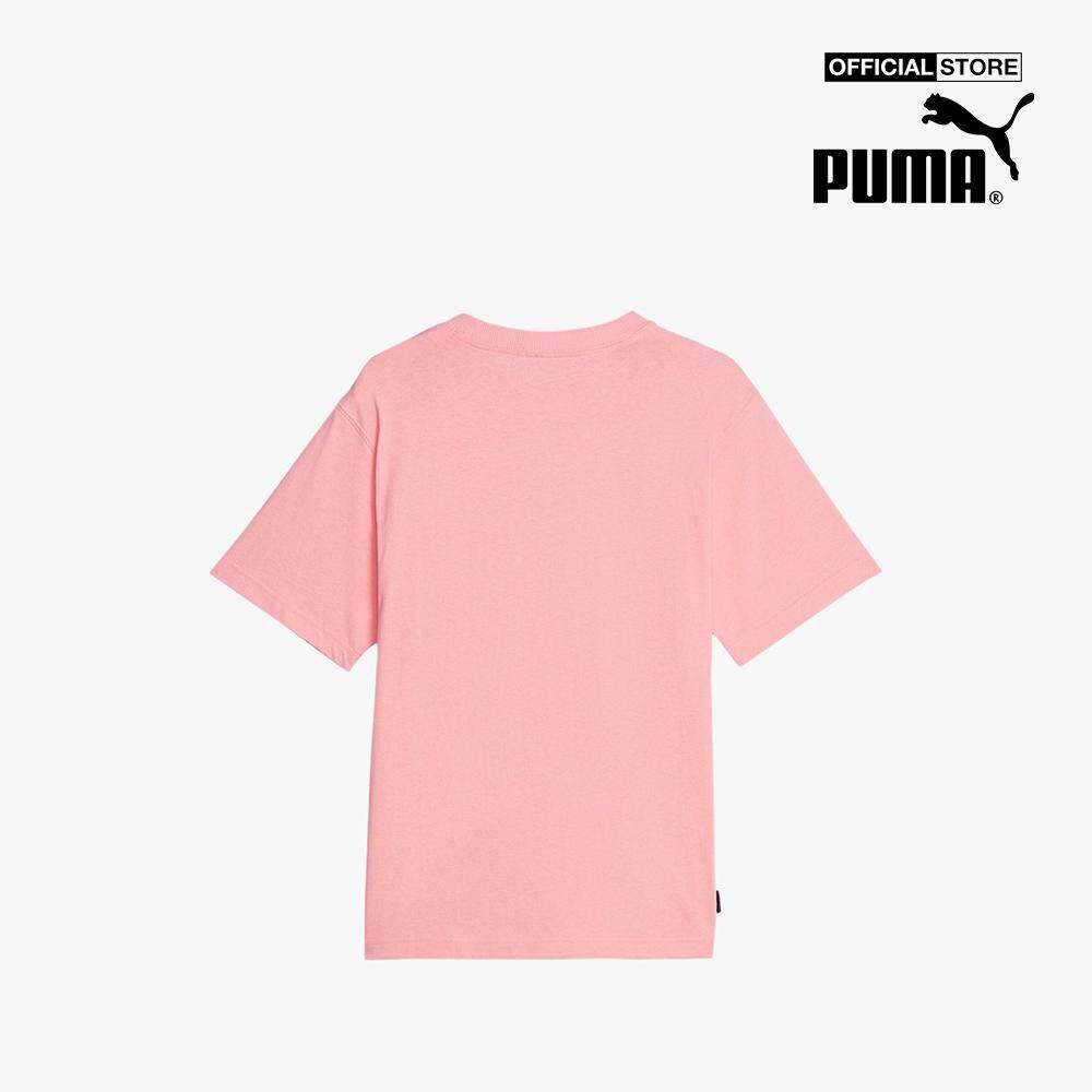 PUMA - Áo thun nữ cổ tròn tay ngắn Downtown Graphic 621453