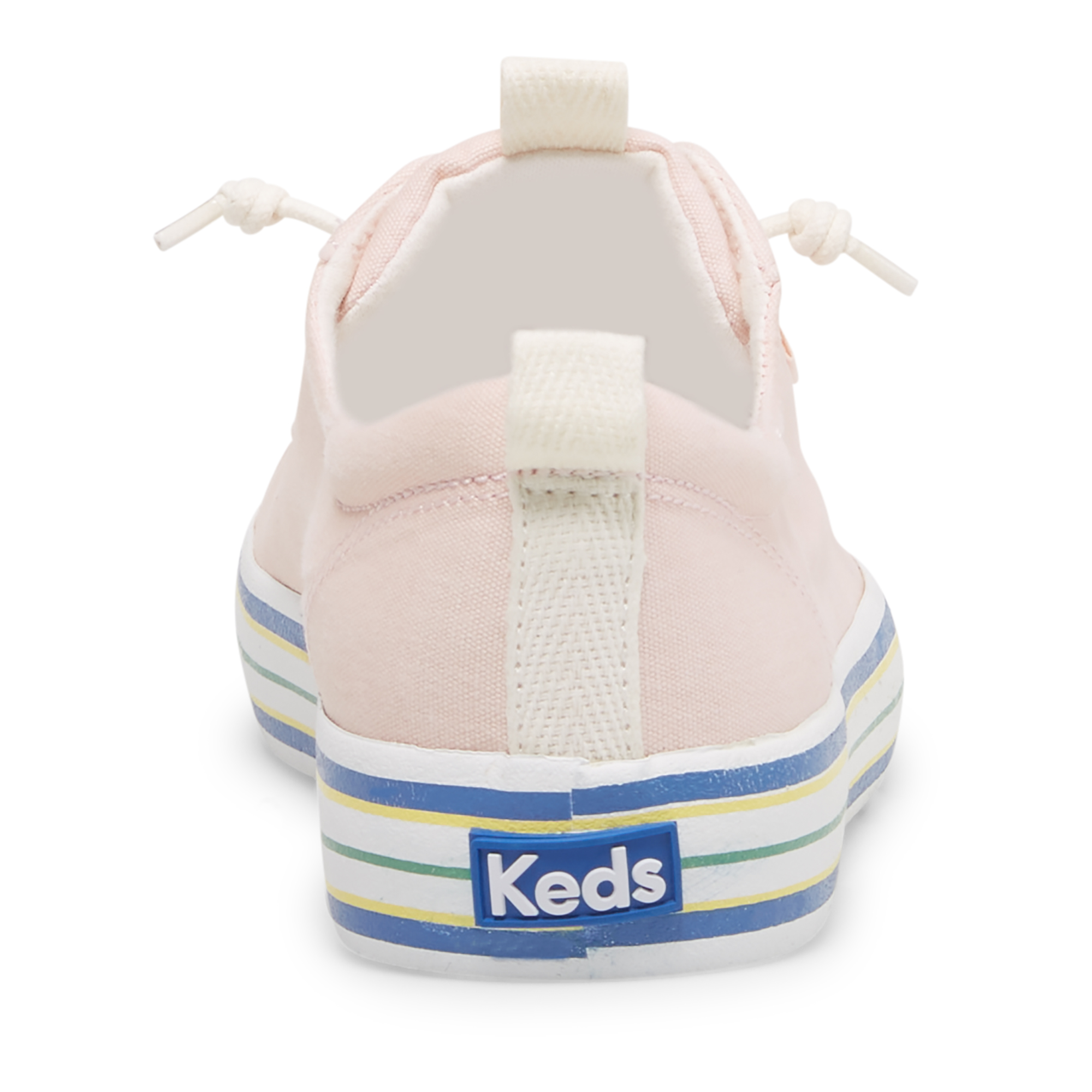 Giày Keds Nữ- Kickback Canvas Striple Foxing Pink- KD066327