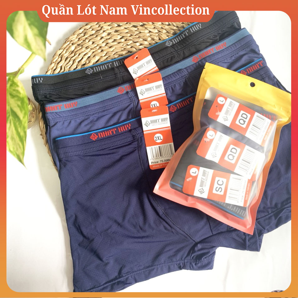 |Combo 7| Quần Lót Nam Đùi Nhật Huy Vải Thông Hơi Kim Lạnh Cao Cấp Sịp Đùi Nam Quần ship nam đẹp đùi combo thun lạnh sexy cao cấp nhỏ - Quần Lót Nam Vincollection
