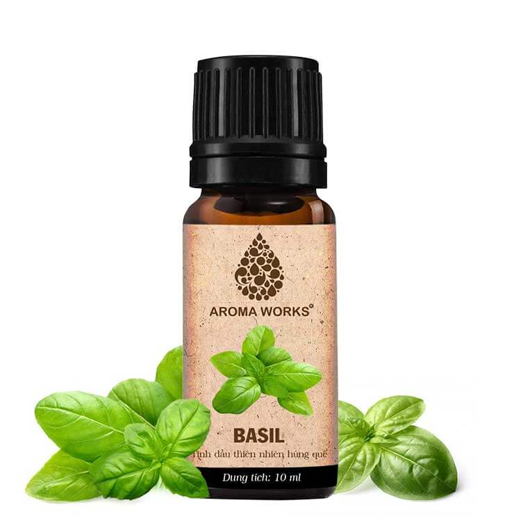 Tinh Dầu Húng Quế Aroma Works Essential Oils Basil