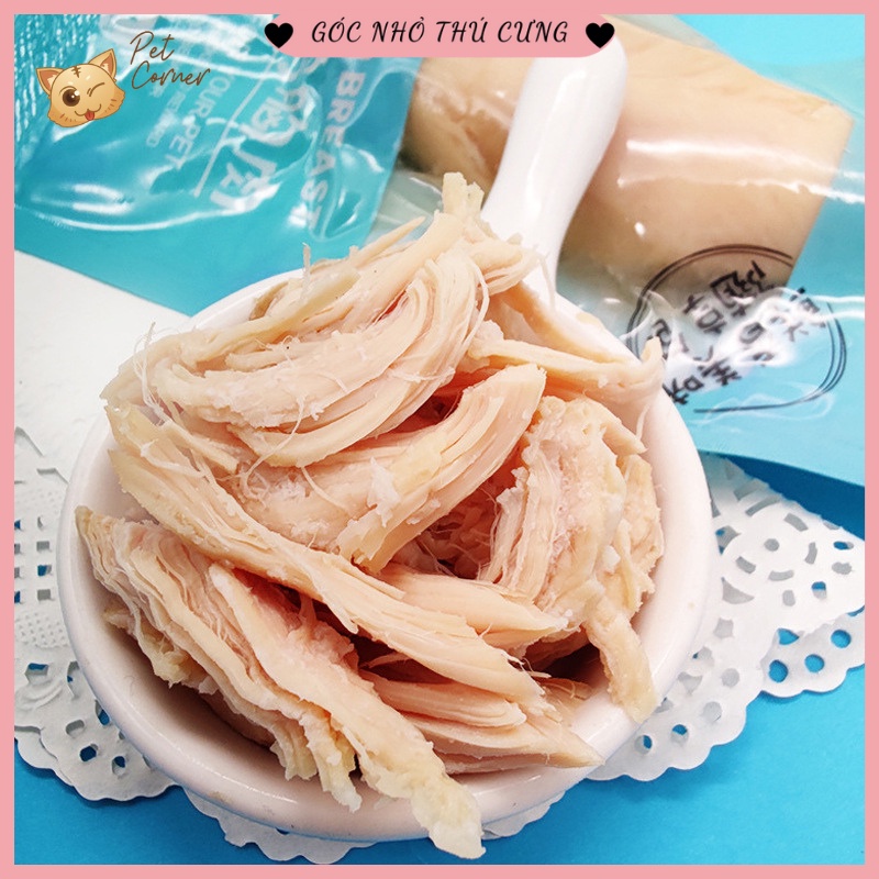 Ức gà hấp ăn liền Masti cho thú cưng 40g