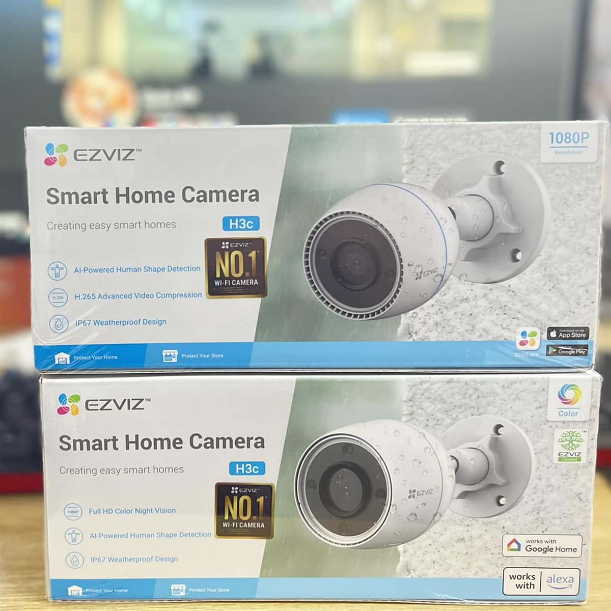Camera WiFi thông minh EZVIZ H3C 1080P hàng chính hãng