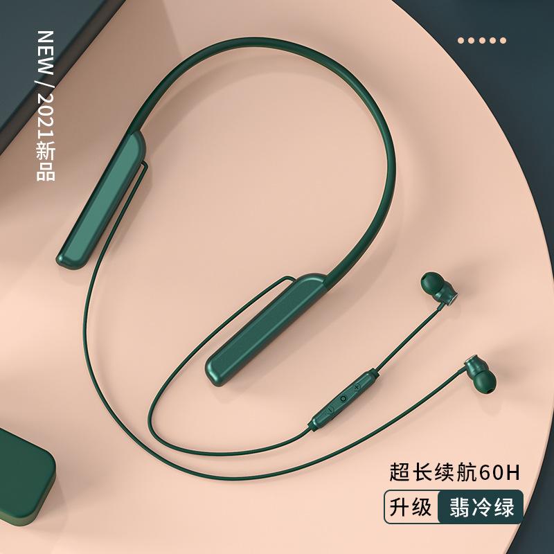 Tai nghe bluetooth không dây treo cổ được ưa chuộng nhất năm mới thể thao chạy bộ in-ear cổ treo pin lớn và thời lượng pin dài