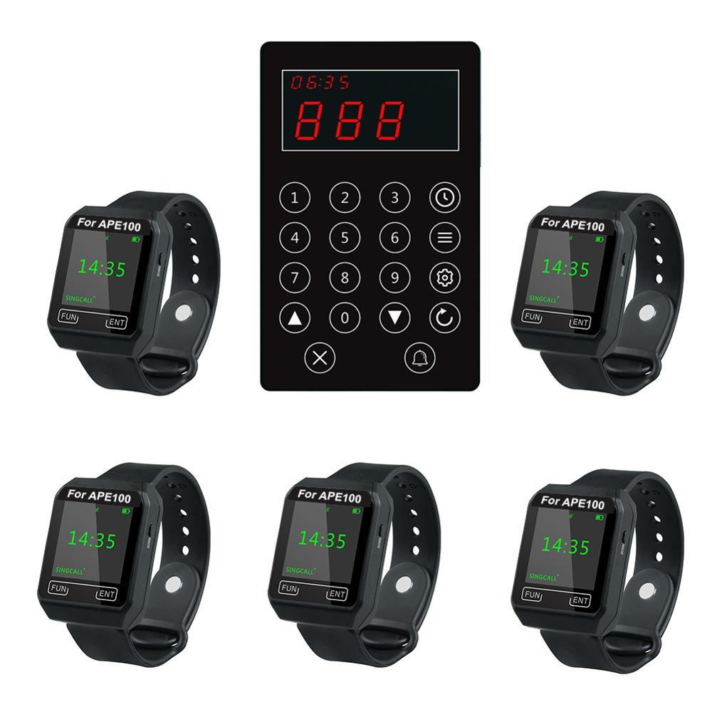 Singcall Kitchen Gọi System System.Chef Gọi số lượng khách hàng và người phục vụ đã lấy các món ăn.