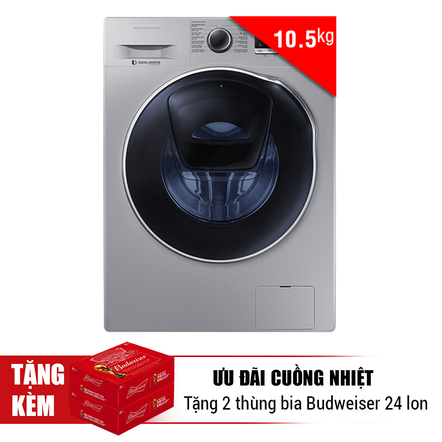 Máy Giặt Sấy Cửa Trước Inverter AddWash Samsung WD10K6410OS (10.5kg) - Hàng Chính Hãng