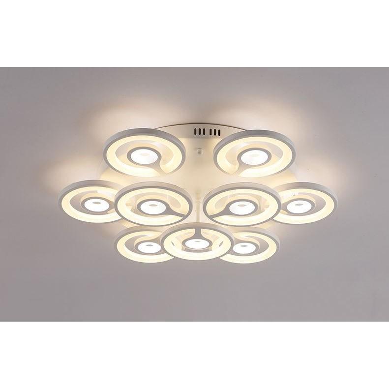 Đèn trần ENTIN 3 chế độ ánh sáng hiện đại tiết kiệm năng lượng - kèm bóng LED chuyên dụng và điều khiển từ xa
