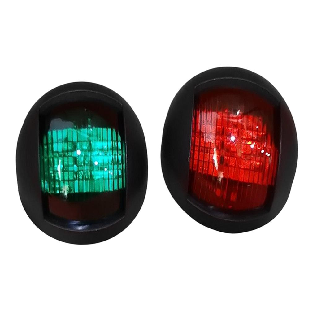 2pcs 12V Marine Boat Yacht Light , LED Bow Navigation Side Lights Sailing Signal Light, Durable