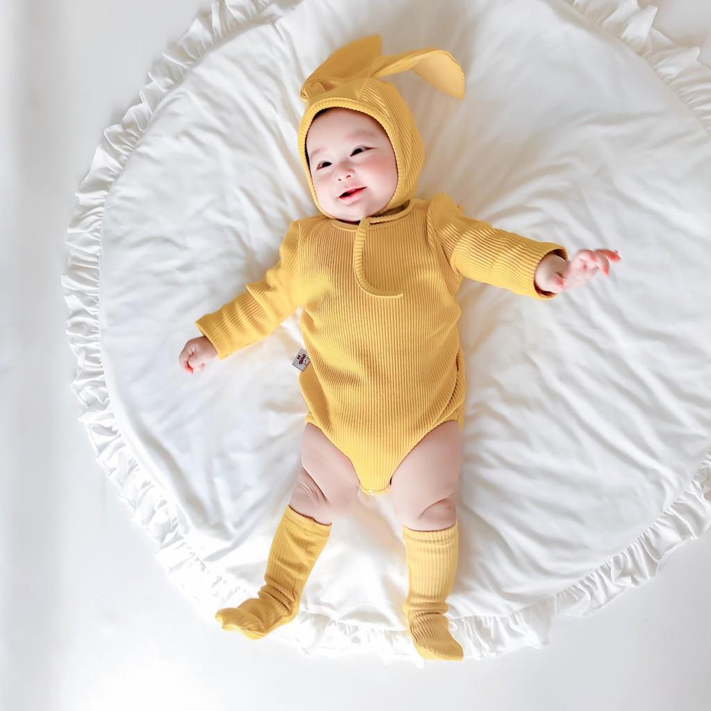 Set 3 chi tiết Body tai thỏ xinh yêu cho bé 5-14kg