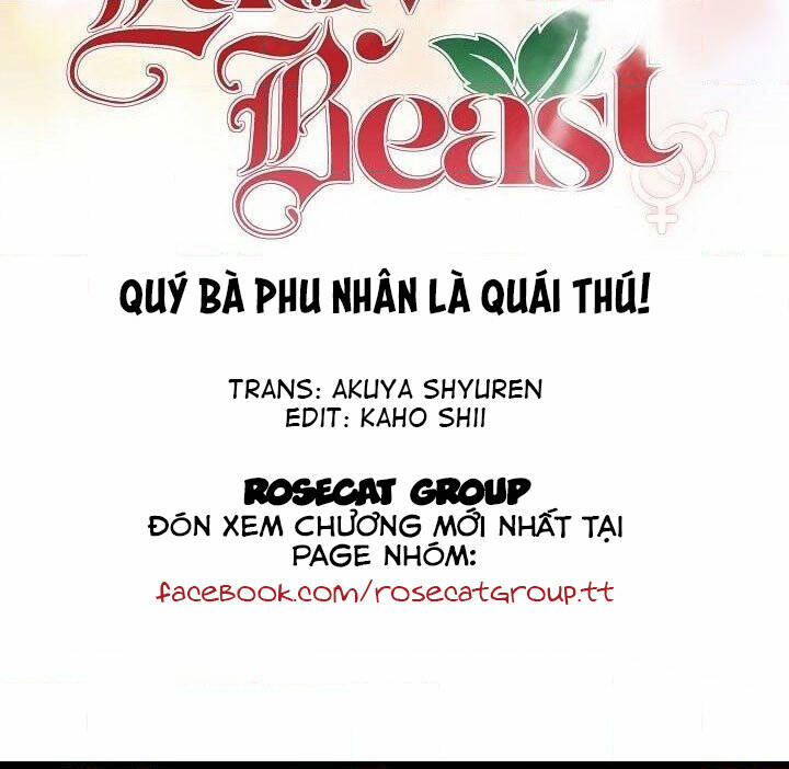 quý bà phu nhân là quái thú! chapter 1 35
