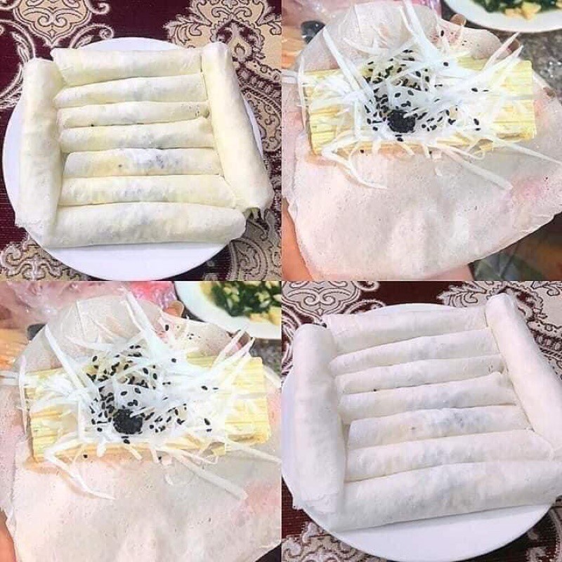 Bánh Tráng Bò Bía Đậu Xanh Thơm Ngon Thu Trang