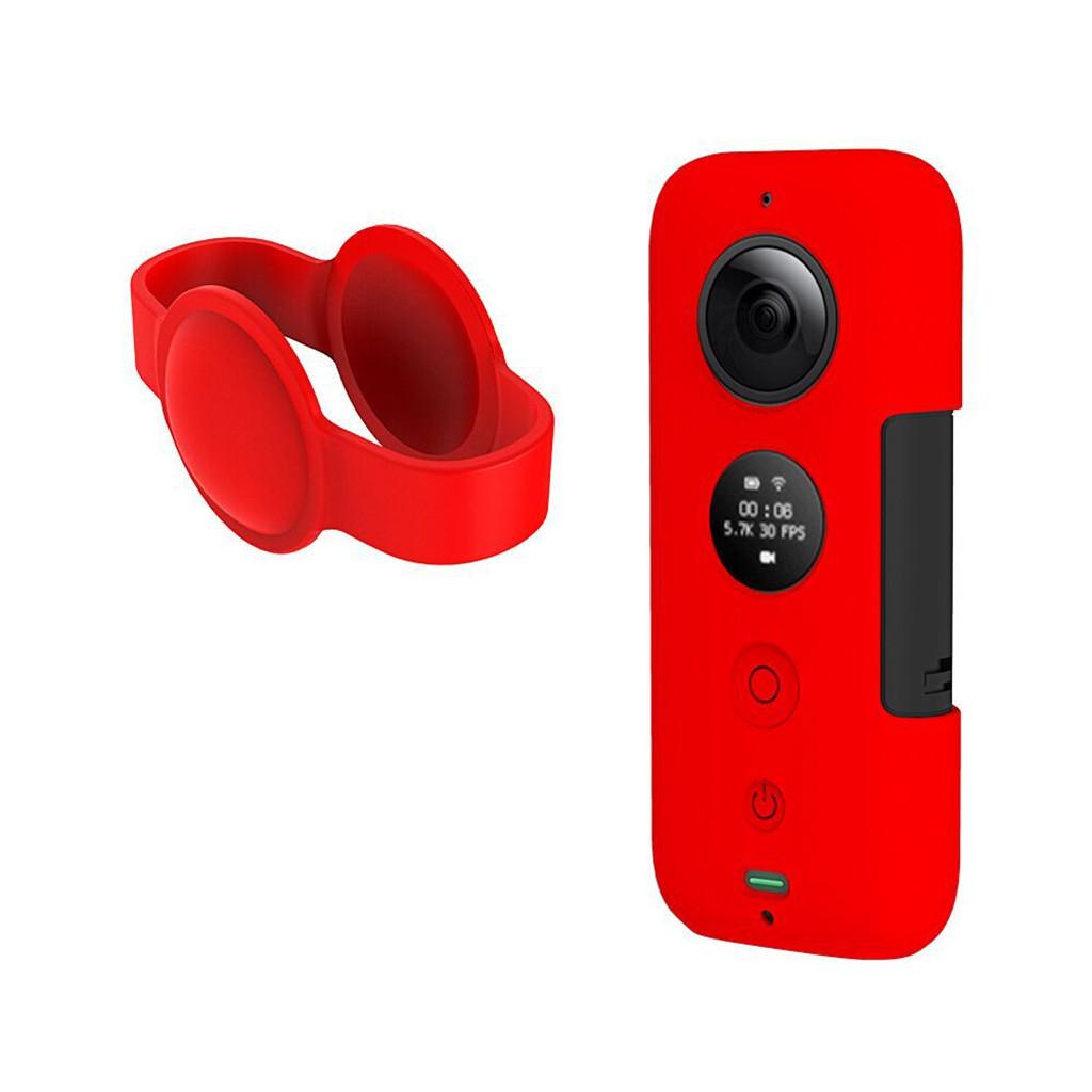 Bảo Vệ Silicone Cover Dành Cho Insta360 1 X Camera Hành Động, chống Trầy Xước Da Trường Hợp Bao Trong Nhà Và Ng