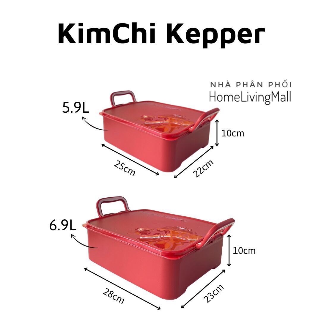 Bộ Trữ Khô &amp; Mát Tupperware Kimchi Keeper Set 2