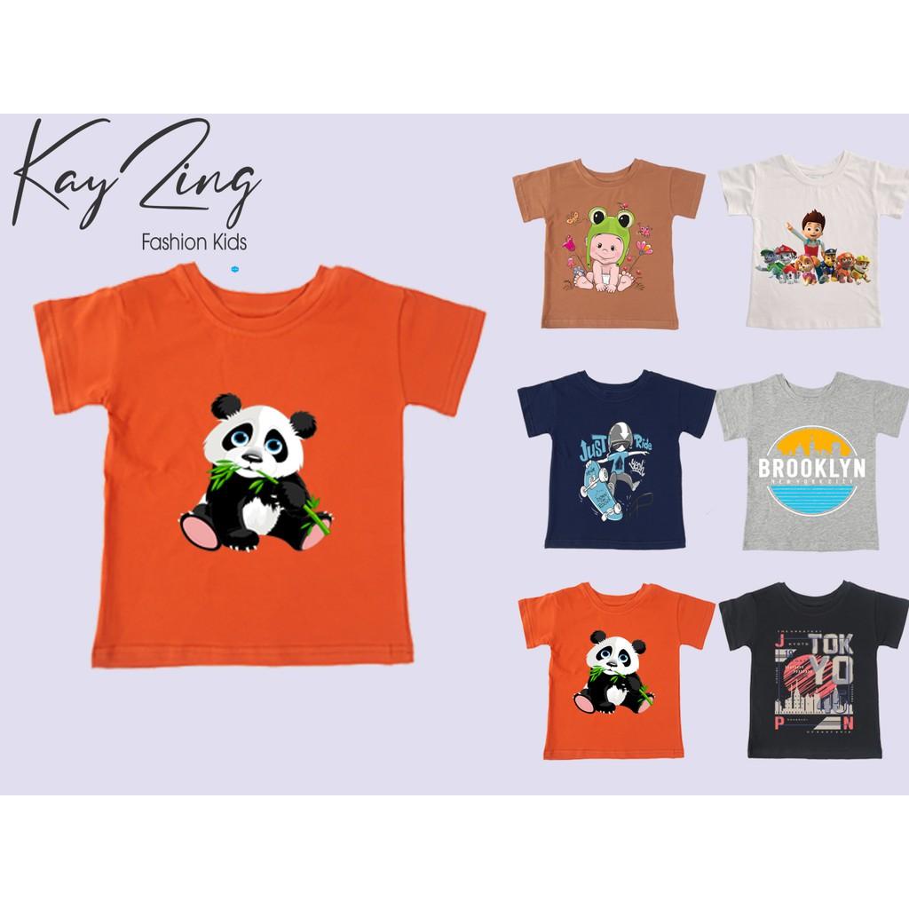 Áo thun trẻ em nam cotton 100% các màu : Mã 044