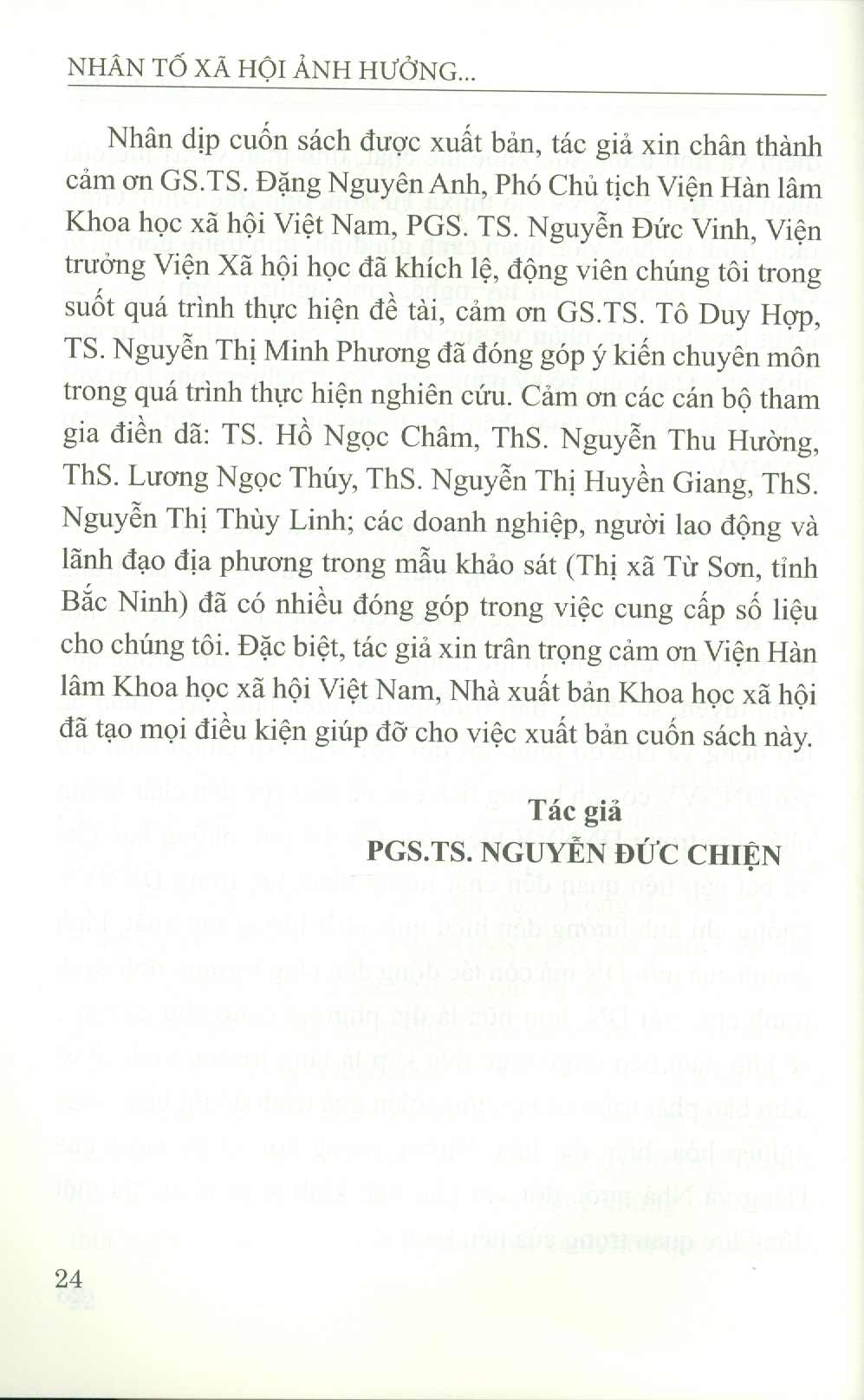 Nhân Tố Xã Hội Ảnh Hưởng Đến Chất Lượng Nhân Lực Và Hướng Giải Pháp Phát Triển Bền Vững Doanh Nghiệp Nhỏ Và Vừa Ở Việt Nam Hiện Nay
