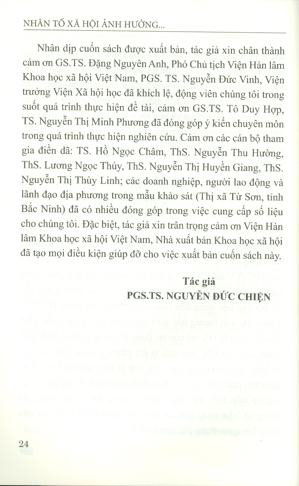 Nhân Tố Xã Hội Ảnh Hưởng Đến Chất Lượng Nhân Lực Và Hướng Giải Pháp Phát Triển Bền Vững Doanh Nghiệp Nhỏ Và Vừa Ở Việt Nam Hiện Nay