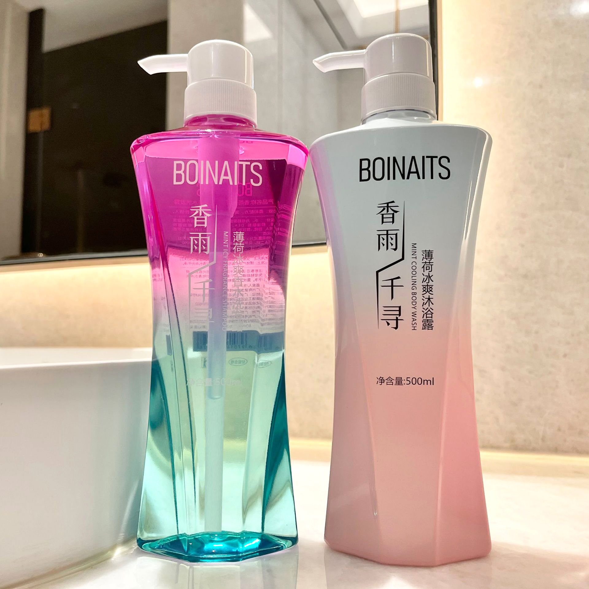 Dầu gội xả Boinaits Hair Salon 500ml, phục hồi chống rụng kích mọc tóc 500ml