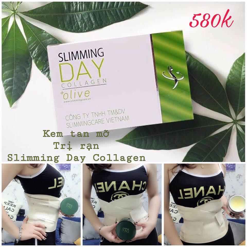 Combo Bộ Ủ nóng cải tiến Slimming Body SBII và bộ đai định hình mờ rạn Slimming Day Collagen