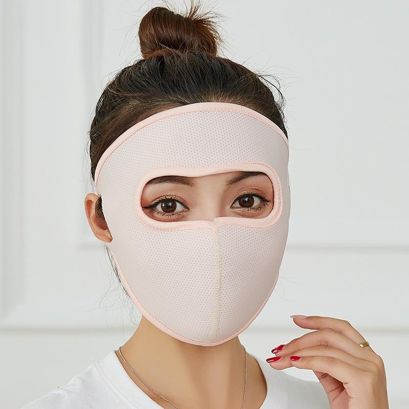 Khẩu trang Ninja 2 lớp vải cotton thông hơi che kín mặt chống nắng chống bụi nam và nữ - Khau trang