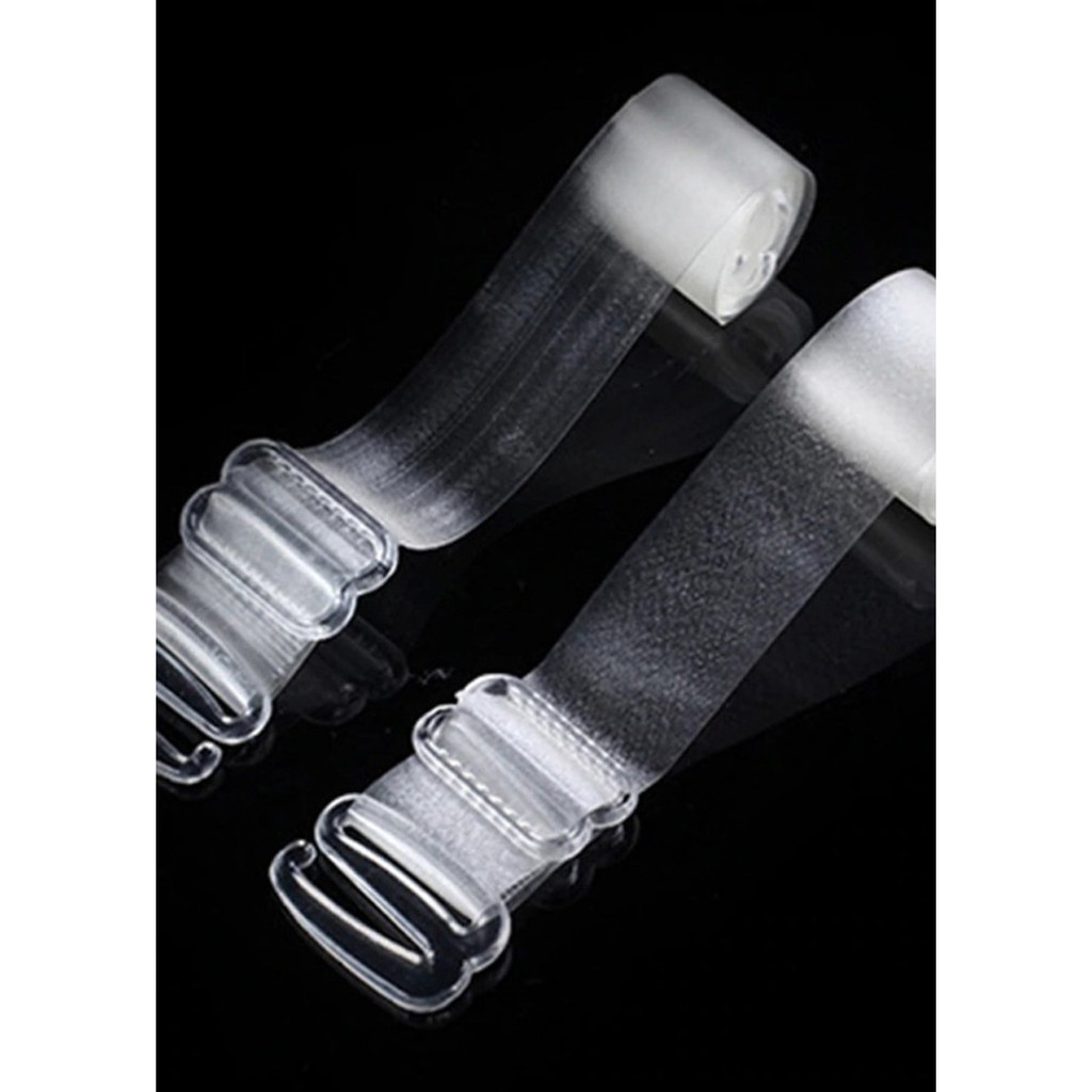 Combo 2 bộ  dây áo ngực dẹt  trong suốt thay thế