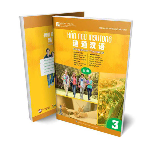 Sách - Giáo Trình Hán Ngữ Msutong Sơ Cấp - Quyển 3 - nhiều tác giả - Nhà xuất bản Đại Học Quốc Gia Hà Nội - Bác Nhã