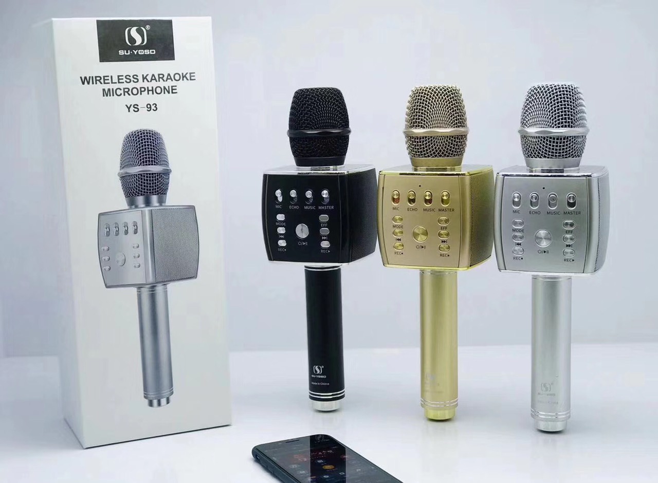 Micro Karaoke Bluetooth SU-YOSD YS-93 - Hàng Nhập Khẩu (Giao Màu Ngẫu Nhiên)